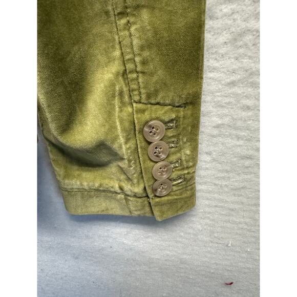 Vintage J.Crew Green Velvet Blazer | Y2K Preppy Academia Jacket 2005 - Picture 8 of 10